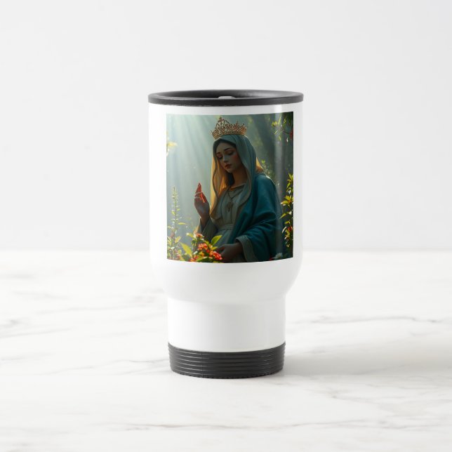 Madre María Reina de la taza de viaje del cielo (Centro)
