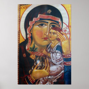 Madre María Y Jesús Arte