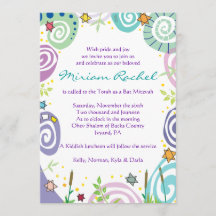 MADRE NATURALEZA Bat Bar Mitzvah Invitación