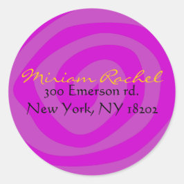 MADRE NATURALEZA SWIRL Bat Bar Mitzvah Pegatina