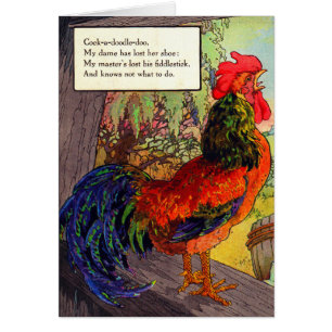 Madre oca de los años 1920 - gallo