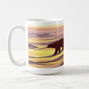 Madre Oso Cups de arte Mugs Polar Oso Copa & Glass
