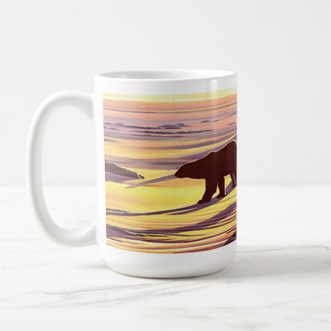 Madre Oso Cups de arte Mugs Polar Oso Copa & Glass (Izquierda)