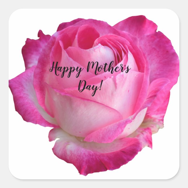 Madre pegatina cuadrada (Anverso)