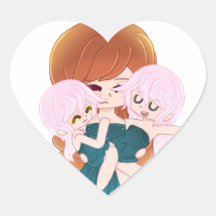 Madre personalizado con su Pegatina gemela