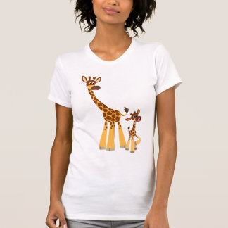 Madre Personalizado educada Giraffe y camiseta de 
