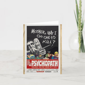 "Madre, ¿puedo salir?" Tarjeta pequeña