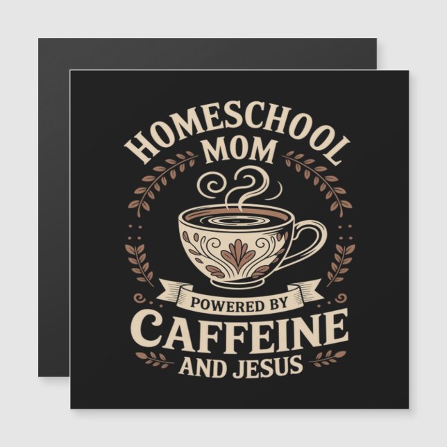Madre que Educa en Casa Potenciada por Cafeína y J (Anverso/Reverso)