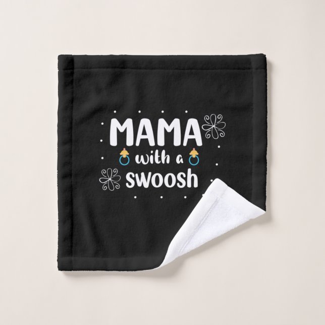Madre Regalo Mamá Con Un Swoosh (Toallita)