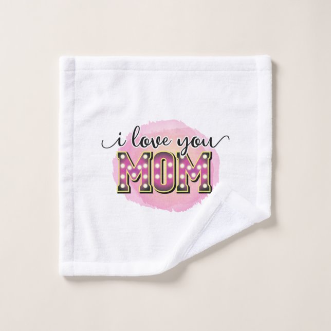 Madre Regalo te amo a mamá (Toallita)