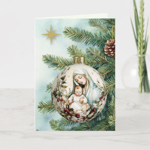 Madre Religiosa María Jesús Acuarela Navidad 