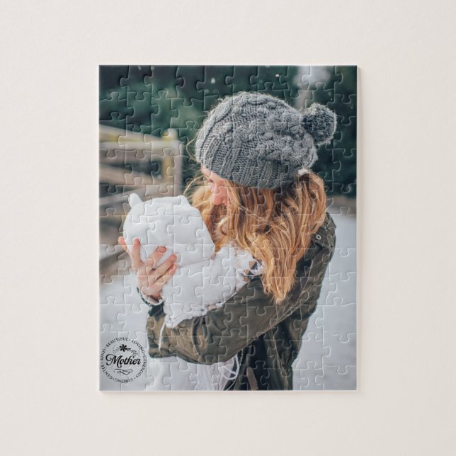 MADRE | Rompecabezas personalizado con foto (Vertical)