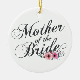 Madre simple del Boda de la novia | Ornamento