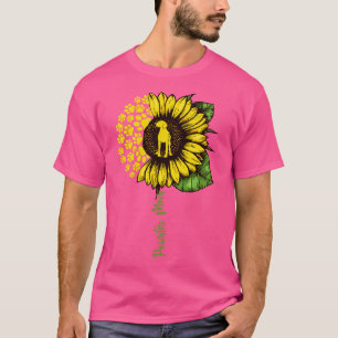 Madre Sunfl, puntera de la camiseta de la corteza 
