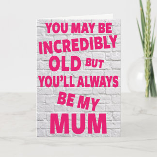 Madre, tarjeta de cumpleaños de Mamáes