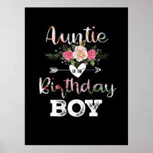 Madre Tía De Arte De Un Niño De Cumpleaños