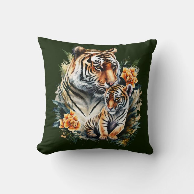Madre Tigre con su almohada de cuero (Anverso)