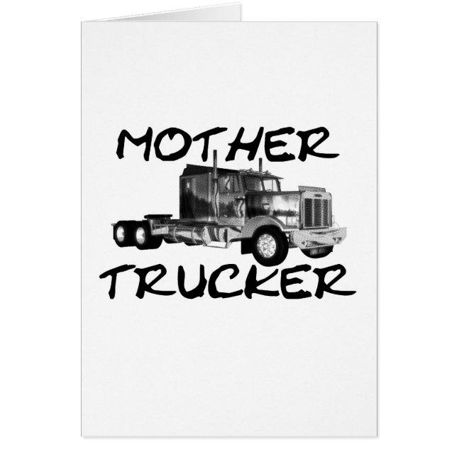 MADRE TRUCKER - NEGRO Y BLANCO (Frente)