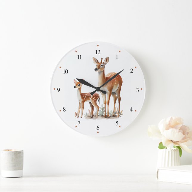 Madre venada y guardería de engorde reloj de pared (Hogar)