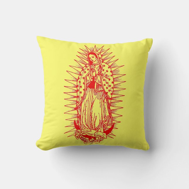 Madre Virgen en almohada (Anverso)