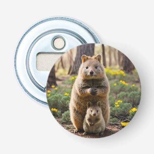 Madre Y Bebé Quokka, Abridor De Botellas