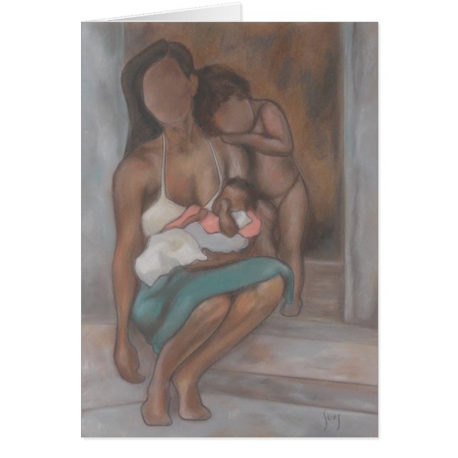 Madre y niños (Frente)