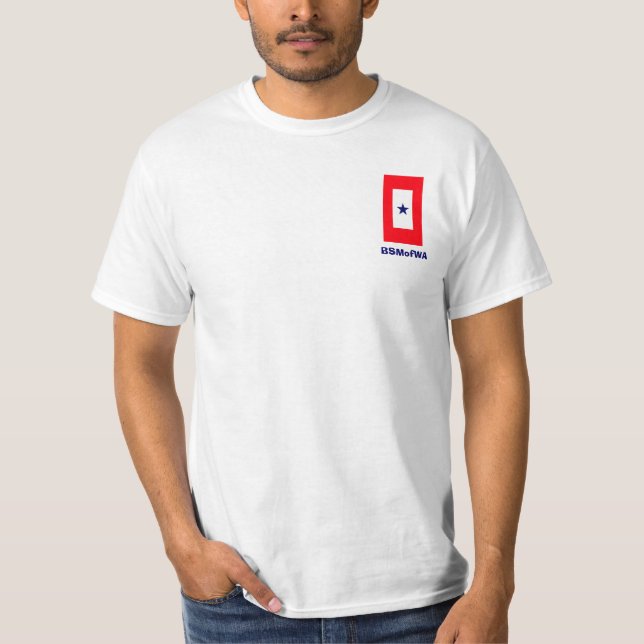 Madres de la estrella azul de WA. Camiseta (Anverso)