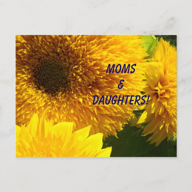 Madres e Hijas! Invitaciones Eventos Almuerzo (Anverso)