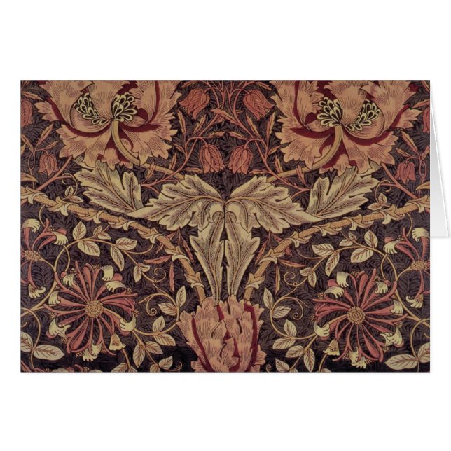 Madreselva de William Morris, Flores de Jardín Art (Anverso (Horizontal))