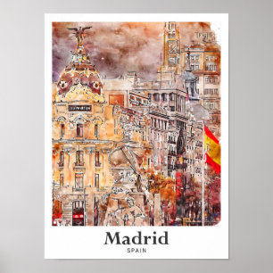 Madrid España Arte Viaje Mano acuática