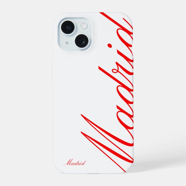 Madrid - hermoso estuche para iPhone (Reverso )