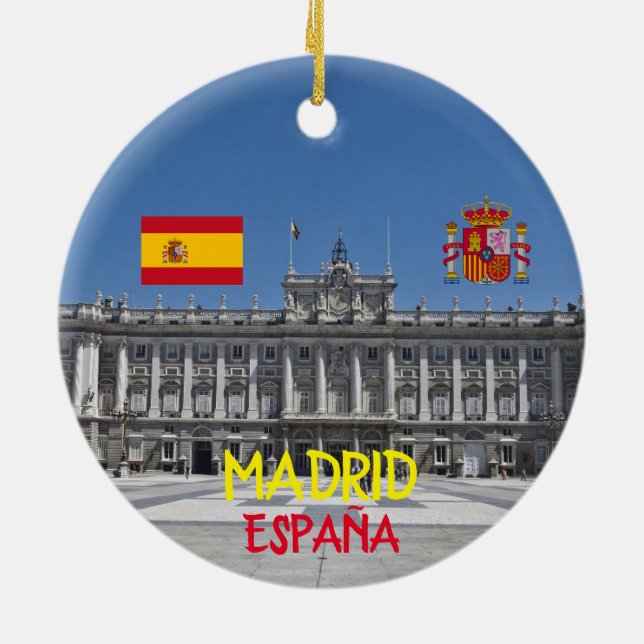 Madrid Ornamento Panorámico de Navidad (Atrás)
