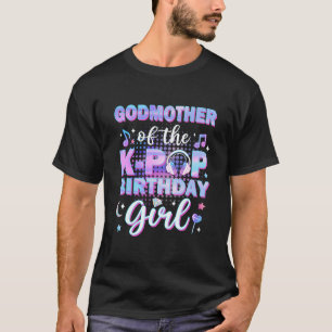 Madrina De La Cumpleañera De K-Pop Camisetas Para 