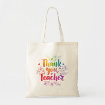 Maestra Arcoiris Gracias Bolsa De Tote