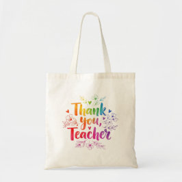 Maestra Arcoiris Gracias Bolsa De Tote