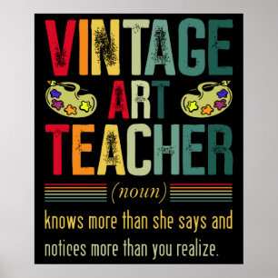 Maestra de Arte de la Vintage Divertido Artista Ar
