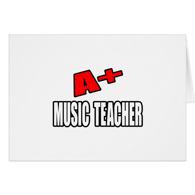 Maestra de música A+ (Anverso (Horizontal))