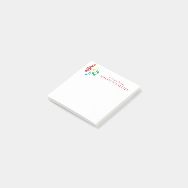 Maestra de Música de Nota de Música (En perspectiva)