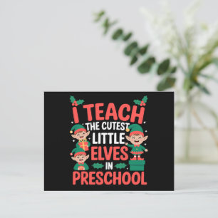 Maestra Navidad Enseño Elfos Más Lindos Preescolar