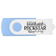 Maestra Superhéroes USB Swivel Flash Drive