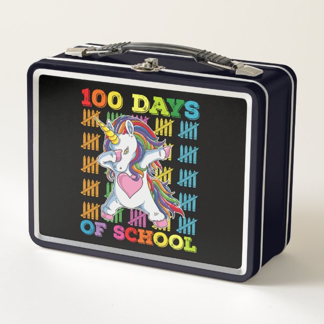 Maestra Unicornio 100 Días De Escuela (Anverso)