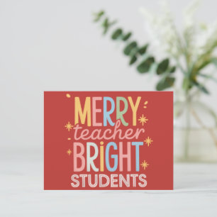 Maestro Alegre Estudiantes Brillantes Navidad Dive