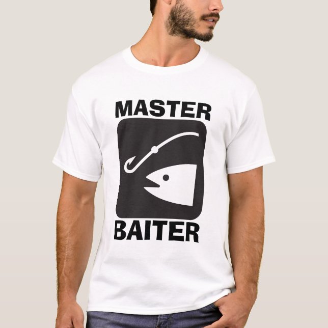 MAESTRO BAITER, divertida pesca camisetas DAD (Anverso)