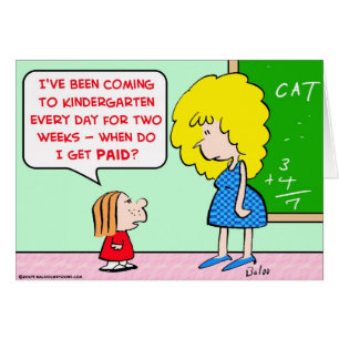 maestro de jardín de infancia pagado