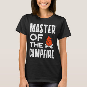 Maestro de la Carpa de Camping Papá Camiseta de Ca