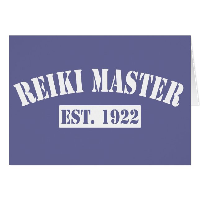 Maestro de Reiki (Anverso (Horizontal))