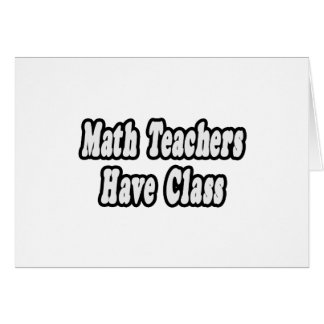 Maestros de matemáticas tienen clase