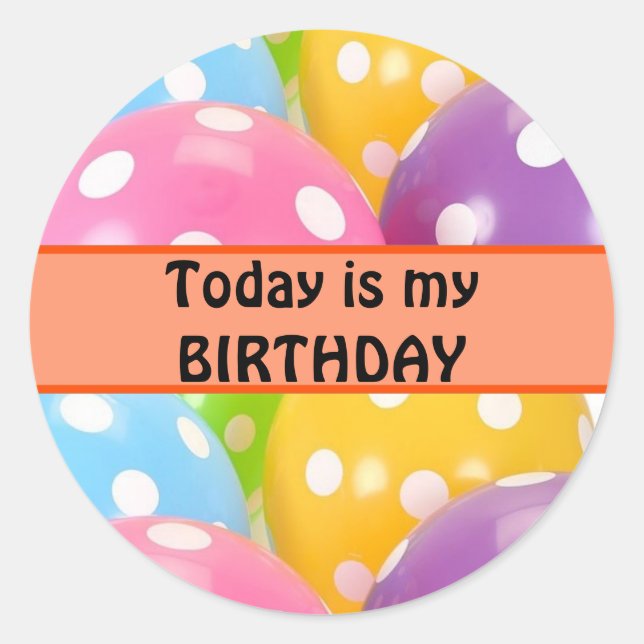 Maestros Pegatinas de cumpleaños (Anverso)