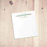 Maestros Regalo Personalizado Bloc de notas ilustr<br><div class="desc">El Bloc de notas ilustrado de mi Personalizado de Regalos de Maestros es un gran regalo para tu profesor favorito. Personaliza con un nombre para un regalo único. Los profesores anotan que las toallas hacen grandes regalos de vacaciones o de fin de año. El diseño presenta mi propio ilustracion de...</div>