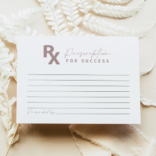 MAEVE Rosa Tarjeta de Consejos de Graduación para 